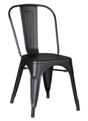Καρέκλα RELIX Μεταλ.Μαύρη Ματ High 45x51x85cm
