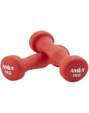 Amila Dumbbells - Βαράκια Neoprene (2x1kg) (Ζεύγος)