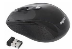 MOUSE APPROX appOM24BVL OPTICAL WIRELESS