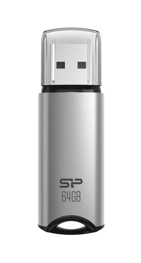 SILICON POWER SP064GBUF3M02V1S | SILICON POWER USB Flash Drive Marvel M02, 64GB, USB 3.2, γκρι