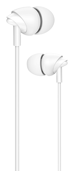 USAMS HSEP3902 | USAMS earphones με μικρόφωνο EP-39, 10mm, 3.5mm, 1.2m, λευκά