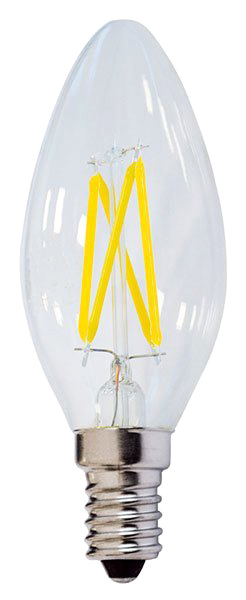 OPTONICA OPT-1471 | OPTONICA LED λάμπα Candle C35 Filament 1471, 4W, 4500K, E14, 400lm