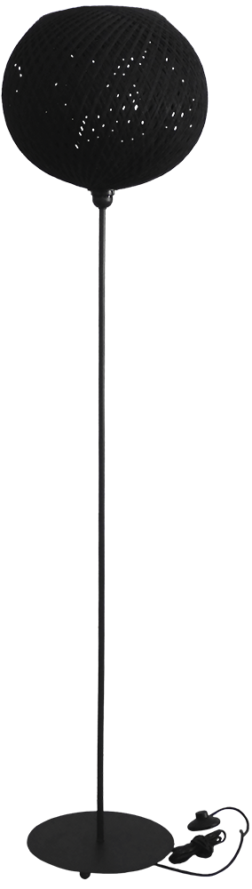 Heronia 31-1163 | SILK-02 FLOOR LAMP BLACK Φ35