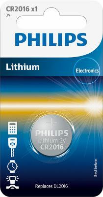 Philips Lithium CR2016 (1 piece)