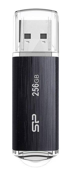 SILICON POWER SP256GBUF3B02V1K | SILICON POWER USB Flash Drive Blaze B02, 256GB, USB 3.2, μαύρο
