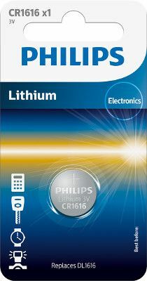 Philips Κουμπί Λιθίου CR1616 (1τμχ)