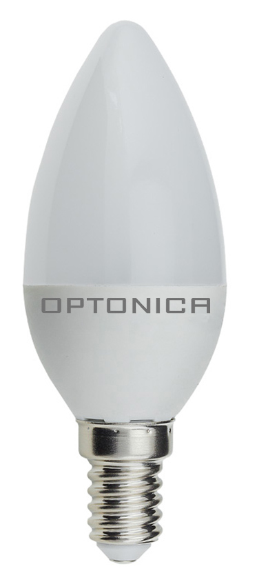 OPTONICA OPT-1423 | OPTONICA LED λάμπα candle C37 1423, 3.7W, 4500K, E14, 320lm