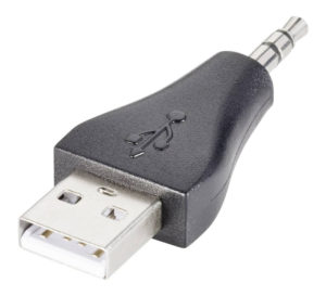 GOOBAY 93981 | GOOBAY αντάπτορας USB σε 3.5mm jack 93981, 3pin, μαύρο