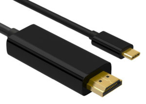 POWERTECH PTH-073 | POWERTECH καλώδιο USB-C σε HDMI PTH-073, 4K/60Hz, 2m, μαύρο