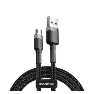 Baseus Cafule Braided USB 2.0 to micro USB Cable Black 3m (CAMKLF-HG1) (BASCAMKLF-HG1)