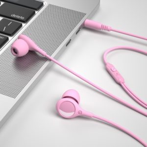 XO EP46 Noise-cancelling in-ear sleep Earphone 1.2M Pink