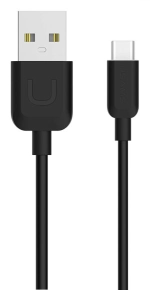 USAMS TCUSBXD01 | USAMS Καλώδιο USB σε Type-C US-SJ099 U-Turn, 1m, μαύρο