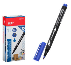 MP PE417-S | MP ανεξίτηλος μαρκαδόρος PE417-S για CD-DVD, 1mm, μπλε, 12τμχ