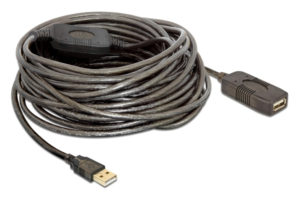 DELOCK 82689 | DELOCK καλώδιο USB 2.0 αρσενικό σε θηλυκό 82689, 480Mbps, 15m, μαύρο