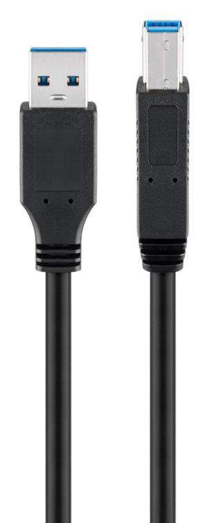 GOOBAY 93654 | GOOBAY καλώδιο USB 3.0 SuperSpeed σε USB Type B 93654, 3m, μαύρο