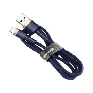 Baseus Cafule Braided USB to Lightning Cable Blue 1m (CALKLF-BV3) (BASCALKLFBV3)