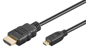 GOOBAY 53786 | GOOBAY καλώδιο HDMI σε HDMI Micro 53786 με Ethernet, 4K, 3m, μαύρο