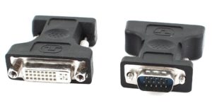 POWERTECH CAB-G016 | POWERTECH αντάπτορας VGA σε DVI 24+5 CAB-G016, συμβατό με 24+1, μαύρος