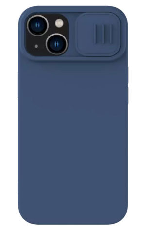 NILLKIN 6902048266476 | NILLKIN θήκη CamShield Silky Silicone για iPhone 15 Plus, μπλε