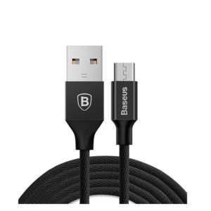 Baseus Yiven Braided USB 2.0 to micro USB Cable Black 1.5m (CAMYW-B01) (BASCAMYWB01)