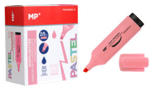 MP PE505RO-S | MP μαρκαδόρος υπογράμμισης PE505RO-S, ροζ, 12τμχ