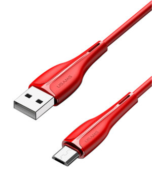 USAMS SJ373USB03 | USAMS καλώδιο Micro USB σε USB US-SJ373, 2A, 1m, κόκκινο