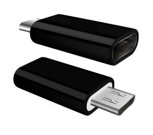 POWERTECH CAB-UC020 | POWERTECH αντάπτορας Micro USB σε USB-C θηλυκό CAB-UC020, OTG, μαύρος