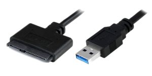 POWERTECH CAB-U032 | POWERTECH καλώδιο USB 3.0 σε SATA CAB-U032, copper, 0.20m, μαύρο