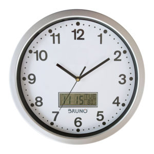 BRUNO BRN-0123 | BRUNO ρολόι τοίχου BRN-0123 με ημερομηνία & θερμοκρασία, 35cm, λευκό