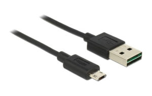 POWERTECH CAB-U063 | POWERTECH καλώδιο USB σε USB Micro CAB-U063, Easy USB, 3m, μαύρο