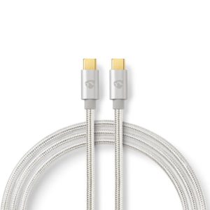 Nedis USB-C male to USB-C male 2m cable (CCTB64700AL20) (NEDCCTB64700AL20)