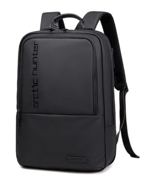 ARCTIC HUNTER B00529-BK | ARCTIC HUNTER τσάντα πλάτης B00529 με θήκη laptop 15.6, 22L, μαύρη