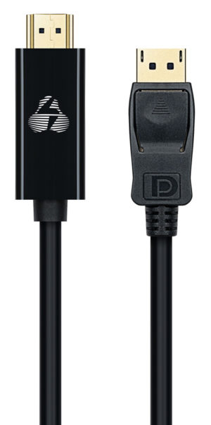 POWERTECH CAB-DP061 | POWERTECH καλώδιο DisplayPort σε HDMI CAB-DP061, Active, 4K, 1.8m, μαύρο