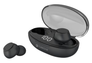 CELEBRAT W32-BK | CELEBRAT earphones με θήκη φόρτισης TWS-W32, True Wireless, μαύρα