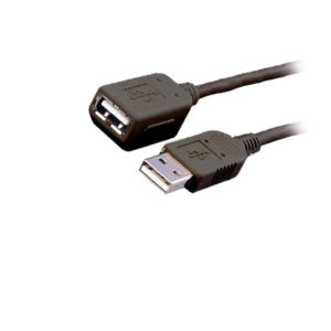 MEDIARANGE CABLE USB 2.0 EXTENSION AM/AF 5.0M BLACK (MRCS108)