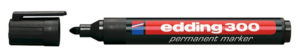 EDDING 4-300001 | EDDING ανεξίτηλος μαρκαδόρος 300, 1.5-3mm, επαναγεμιζόμενος, μαύρος