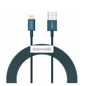 Baseus Lightning Superior Series cable, Fast Charging, Data 2.4A, 2m Blue (CALYS-C03) (BASCALYS-C03)