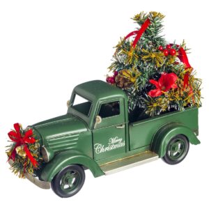 JK Home Décor - Αμάξι Μεταλλικό Χριστουγέννων 36x16x30cm 1τμχ
