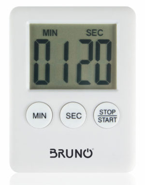BRUNO BRN-0063 | BRUNO χρονόμετρο & αντίστροφη μέτρηση BRN-0063, LCD, με μαγνήτη, λευκό