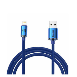 Baseus Crystal Shine Braided USB to Lightning Cable Blue 2m (CAJY000103) (BASCAJY000103)