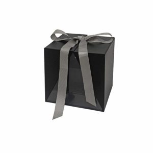 JK Home Décor - Κουτί Χάρτινο Μαύρο 18x18x18cm 1τμχ