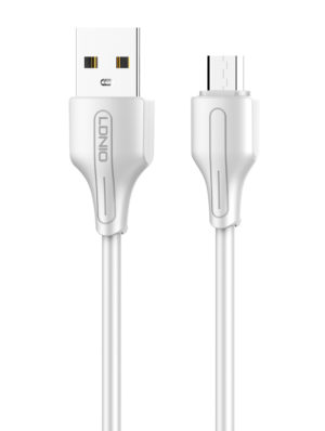 LDNIO 6933138691236 | LDNIO καλώδιο Micro USB σε USB LS540, 2.4A, 20cm, λευκό