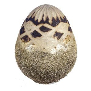 JK Home Décor - Αυγό Γυάλινο Χρυσό 14cm 1τμχ