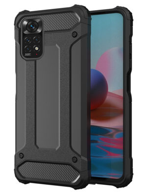 POWERTECH MOB-1726 | POWERTECH Θήκη Armor Carbon MOB-1726 για Xiaomi Note 11/M4 Pro 5G, μαύρη