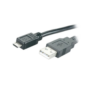 MEDIARANGE CABLE USB 2.0 A PLUG/MICRO USB B PLUG 1.2M BLACK (MRCS138)