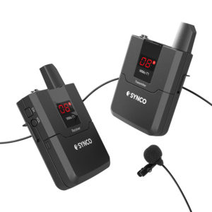 SYNCO WMIC-T1 | SYNCO ασύρματο μικρόφωνο Wmic-T1, ενσωματωμένο clip-on, UHF, γκρι