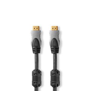 Nedis High Speed HDMI-Cable Ethernet HDMI-connector - HDMI-connector 2.50 m Anthracite (CVGC34000AT25) (NEDCVGC34000AT25)