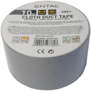 Entac Cloth Duct tape 0.18x50mm Grey 10m