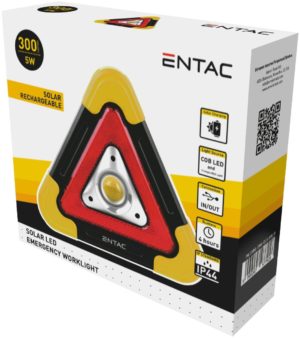 Entac Emergency Light COB Rechargeable Solar