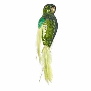 JK Home Décor - Παπαγάλος Πράσινος 35cm 1τμχ